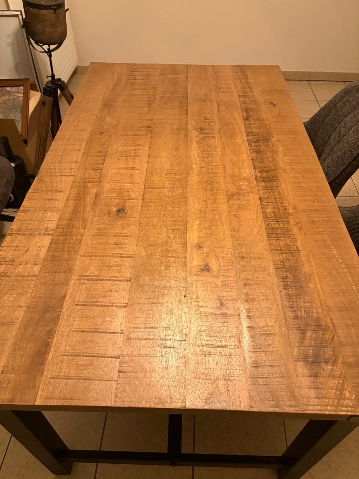 Nieuwe eiken eettafel, Enlèvement, Comme neuf