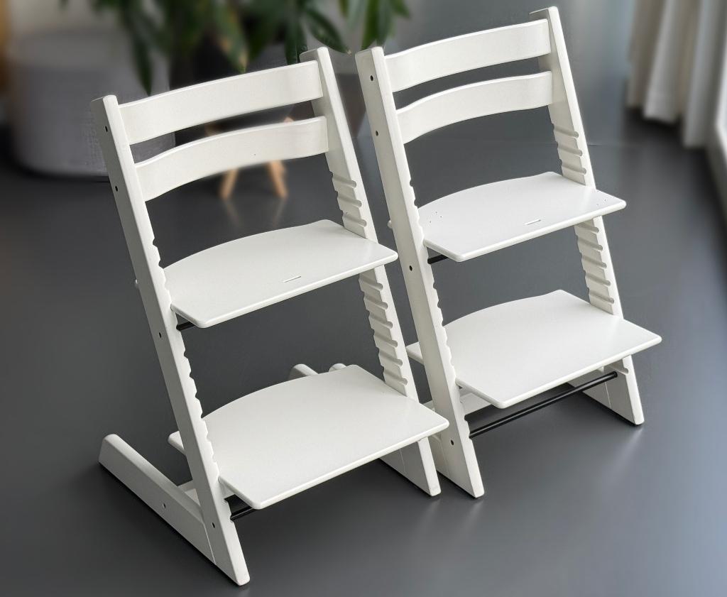 Stokke Tripp Trapp stoel, Kinderen en Baby's, Kinderstoelen, Ophalen, Zo goed als nieuw, Meegroeistoel, Aanschuifbaar