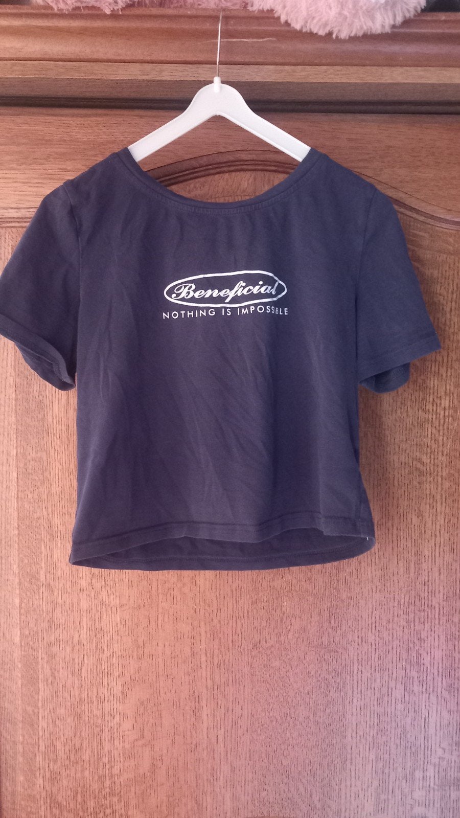 crop top voor tieners, donkerblauw maat L, Blauw, Maat 42/44 (L), Ophalen of Verzenden, Korte mouw