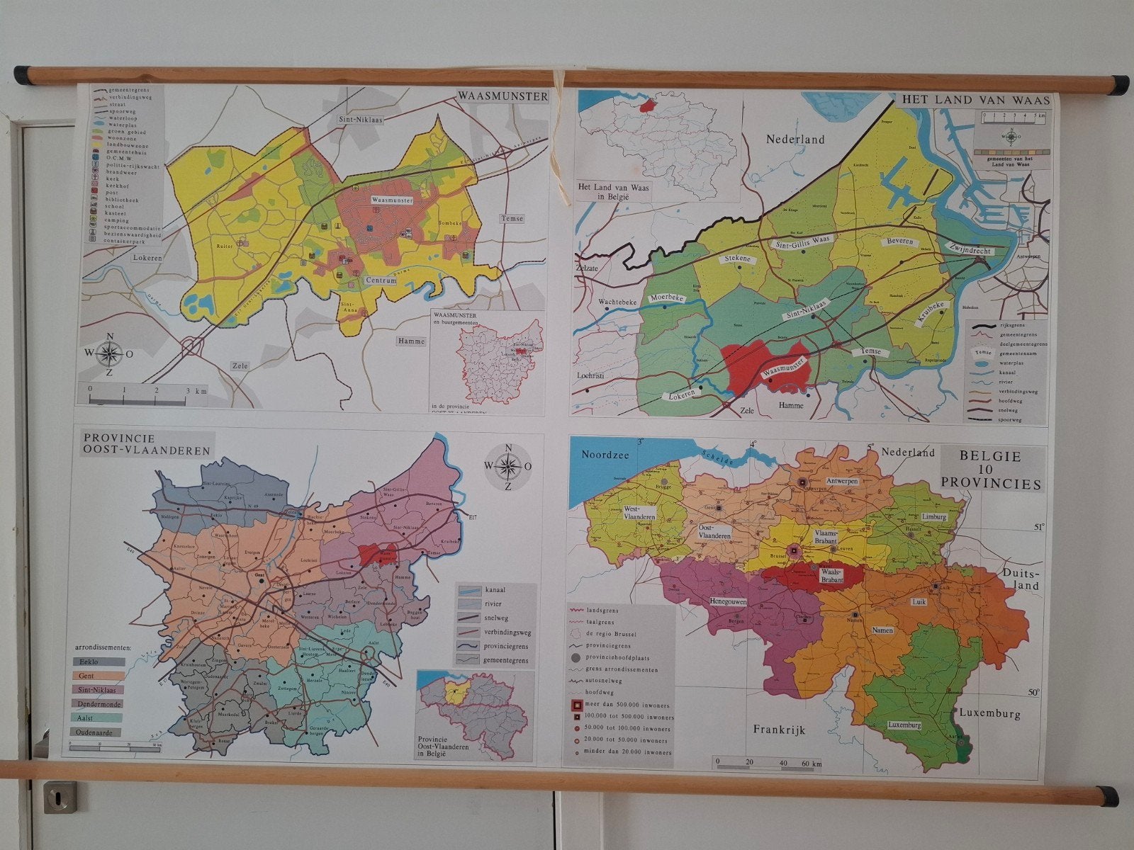 vintage schoolkaart, Antiek en Kunst, Antiek | Schoolplaten, Ophalen