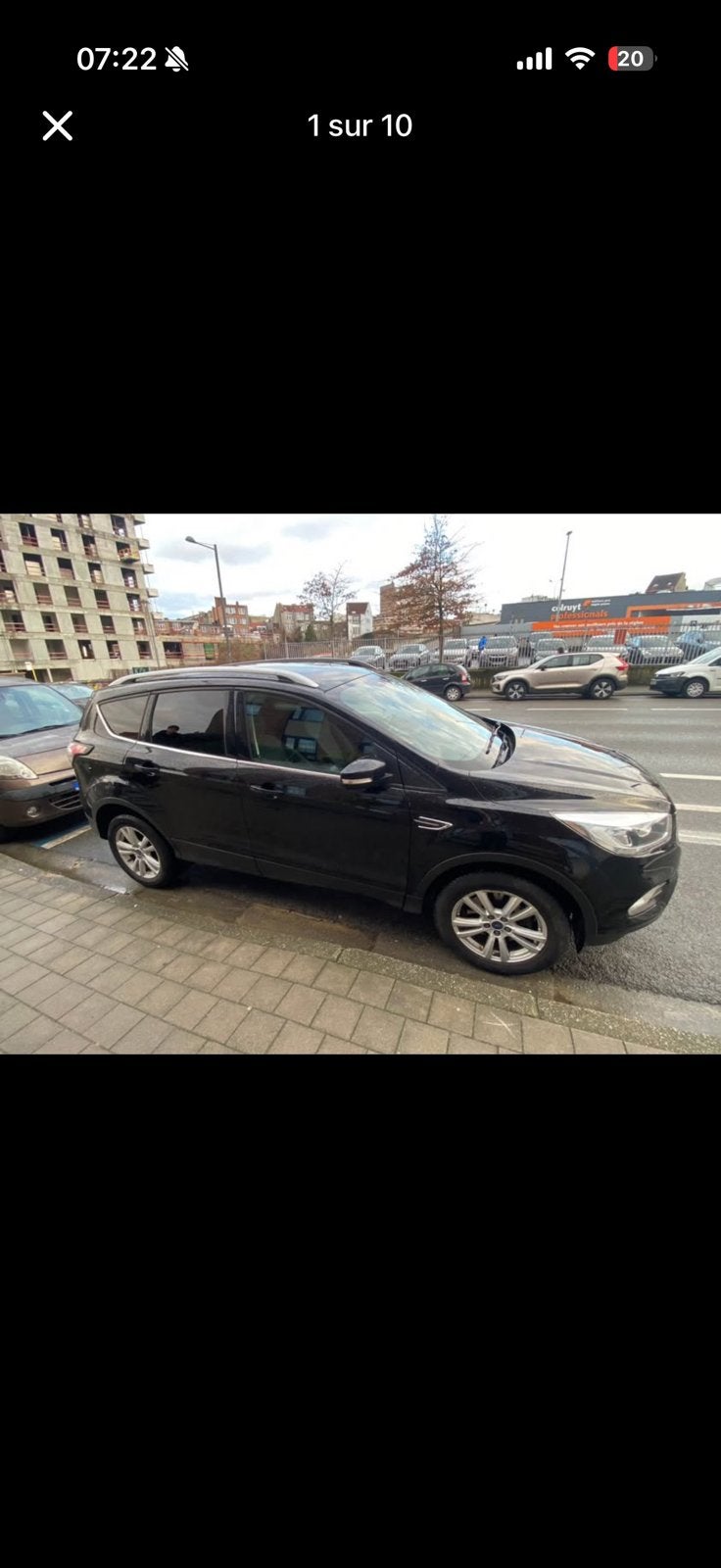 Te koop 2018 FORD KUGA, Stof, Zwart, 5 deurs, Particulier