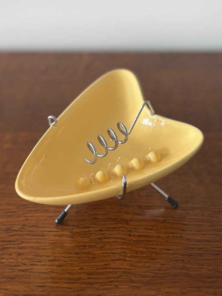 Boomerang vintage asbak uit de jaren 60, Ophalen
