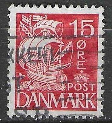 Danemark 1933/1940 - Yvert 214 I - « Voile blance » -  (ST), Envoi, Danemark, Affranchi