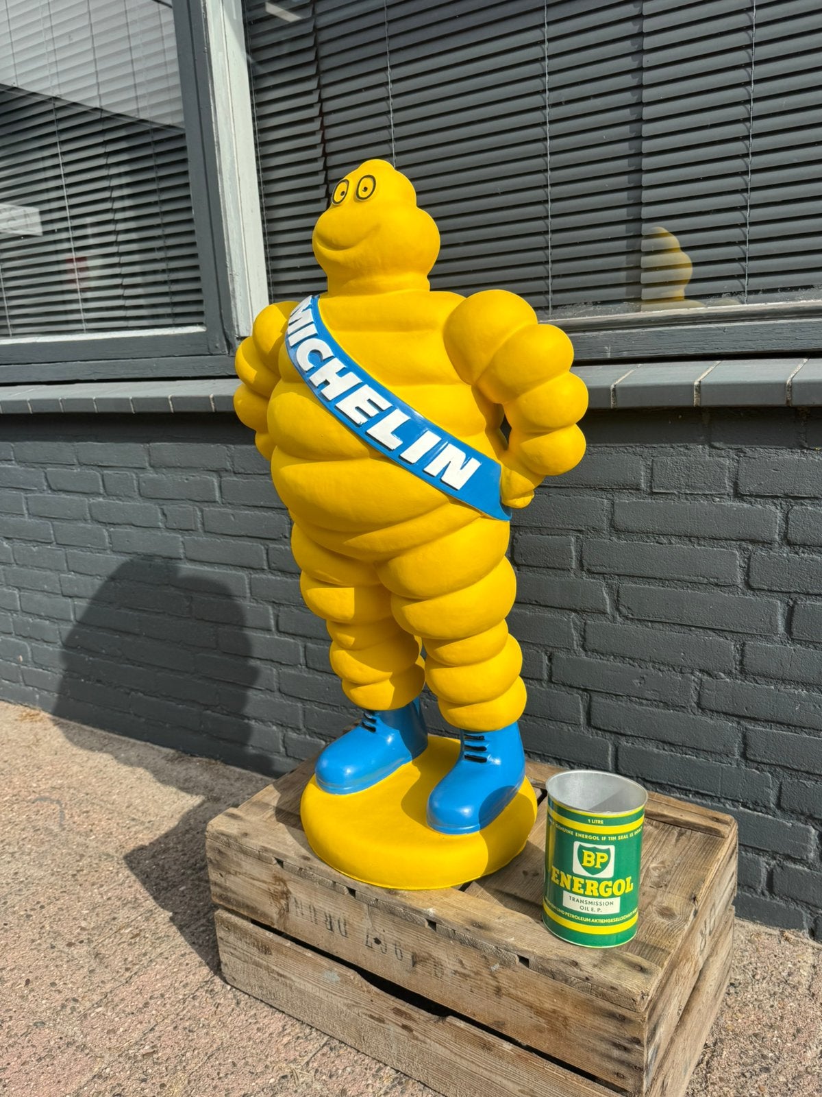 Groot MICHELIN Bibendum reclame beeld, Verzamelen, Ophalen, Gebruikt, Reclamebord