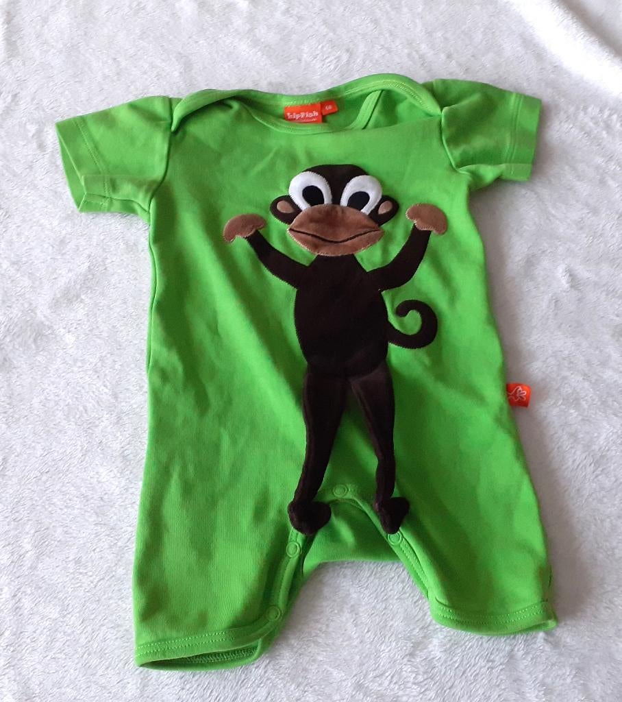 Baby boxpakje groen aap Lipfish 68, Kinderen en Baby's, Babykleding | Maat 68, Nieuw, Jongetje of Meisje, Pakje, Ophalen of Verzenden