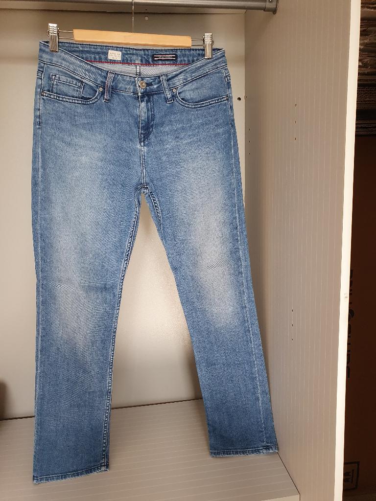 Jeans Dame Tommy Hilfiger, Kleding | Dames, Spijkerbroeken en Jeans, Tommy Hilfiger, Verzenden, Zo goed als nieuw, Blauw