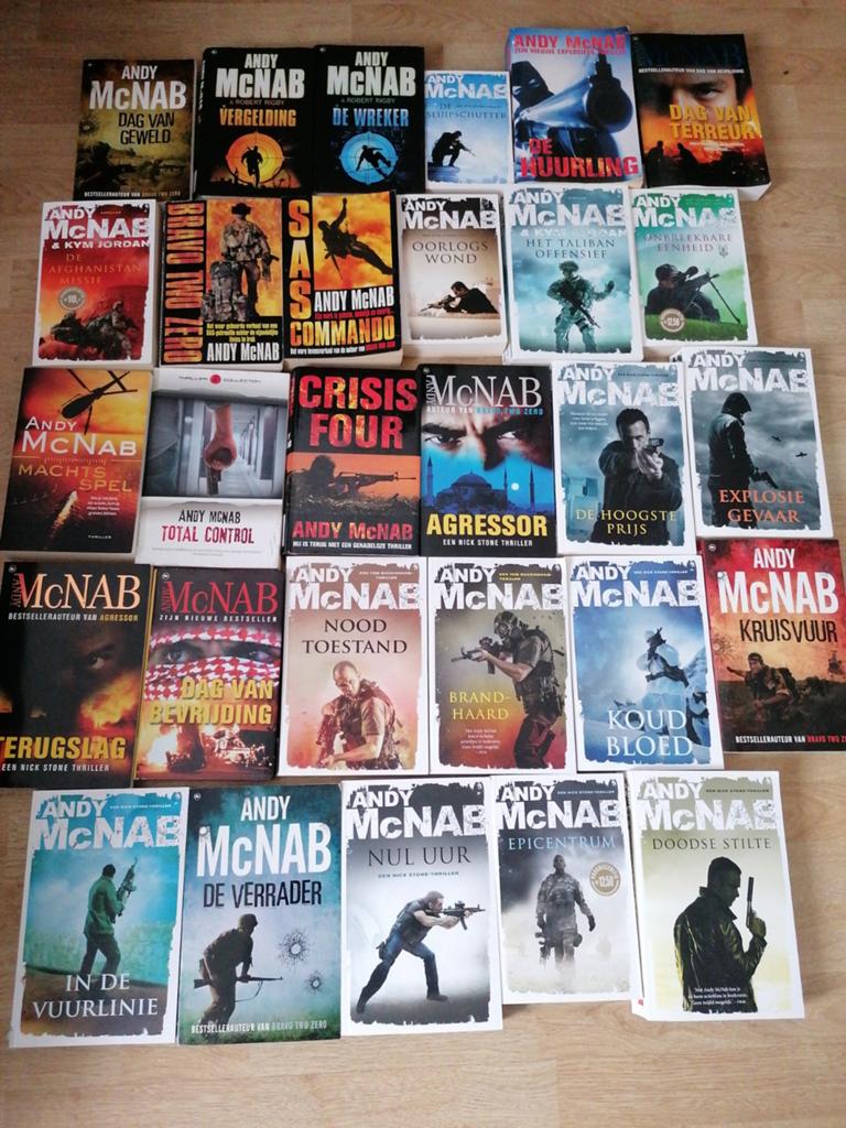 Andy McNab boeken : 29 stuks, Ophalen of Verzenden