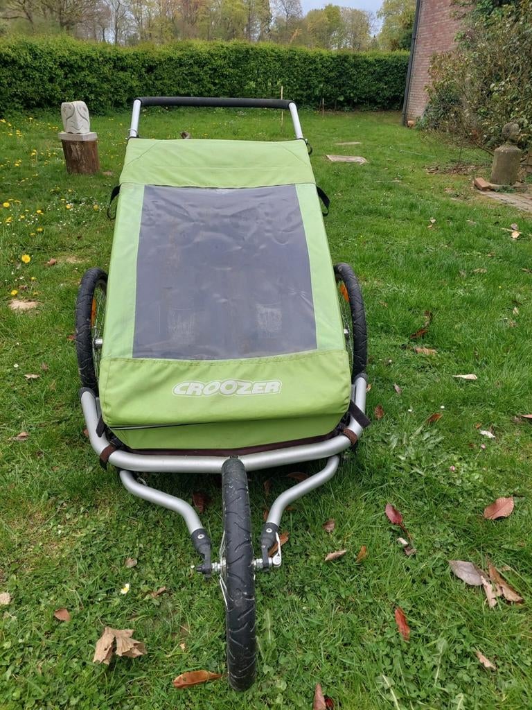 Poussettes Croozer 2 places + accroche vélo, Vélos & Vélomoteurs, Enlèvement
