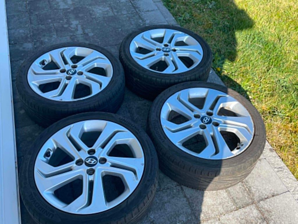 Jantes d'origine Hyundai 17 pouces, Auto-onderdelen, Banden en Velgen, Ophalen, Gebruikt, Velg(en), 17 inch