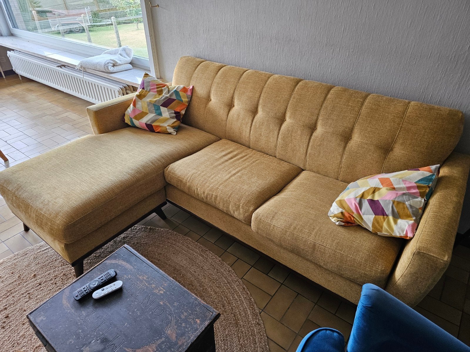 Driezit L vormige zetel, Huis en Inrichting, Ophalen