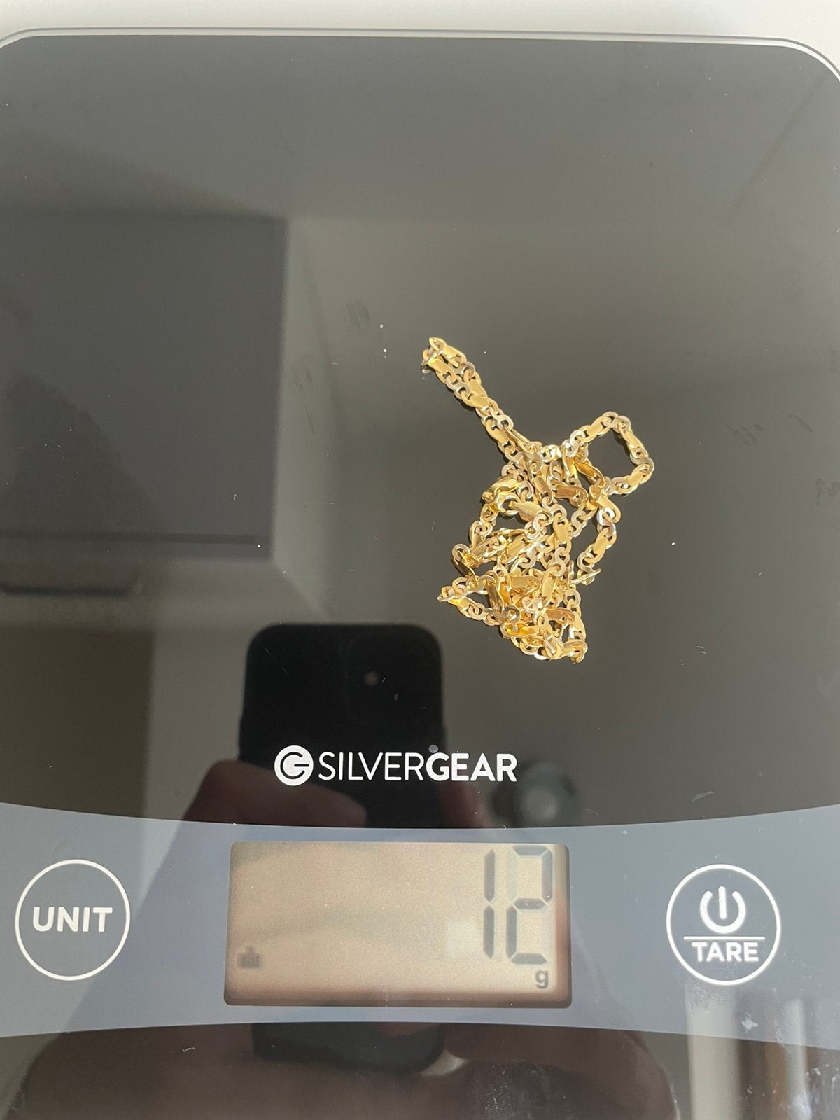 Chaine en or 18k homme 60cm pour 11.9g, Enlèvement, Comme neuf, Jaune, Or