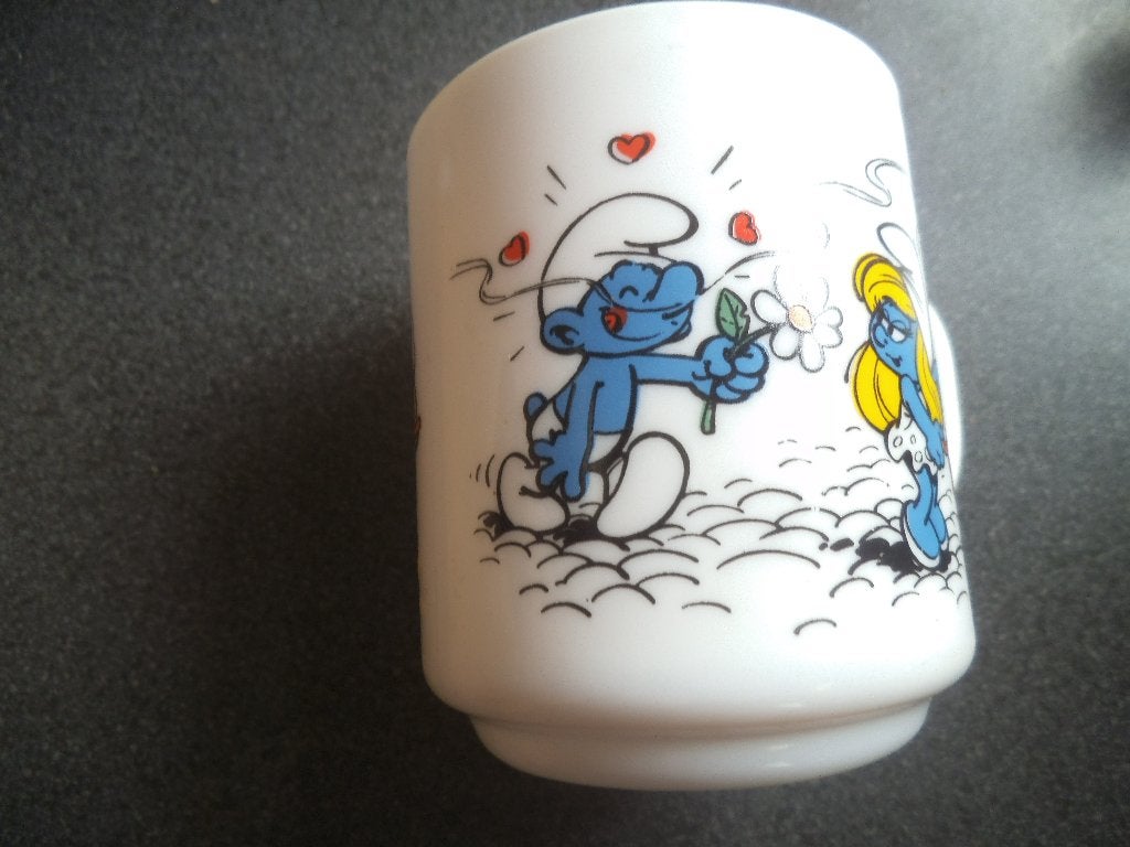 koffiekopje retro smurfen, Ophalen of Verzenden, Overige typen