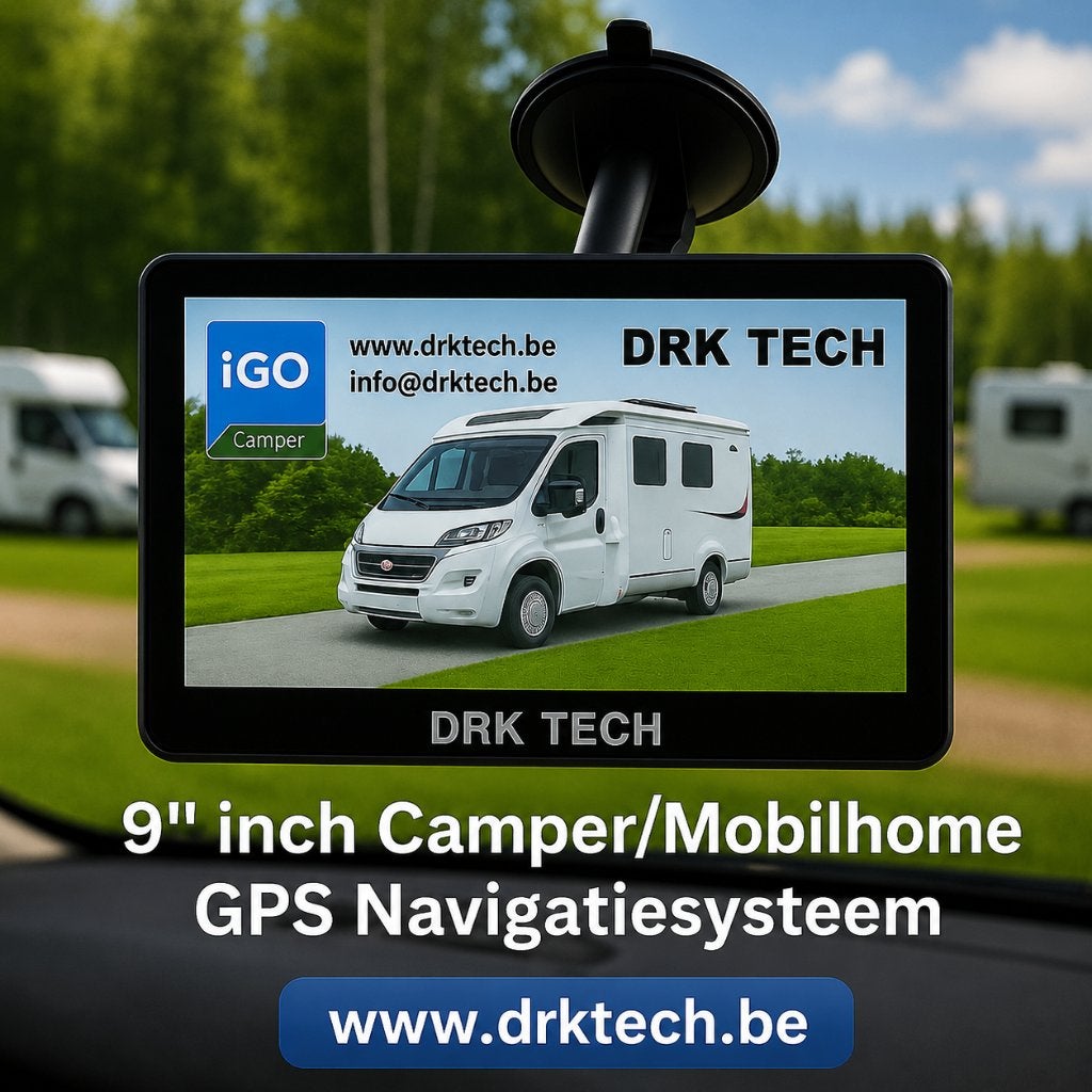 9 inch Camper, Auto GPS Navigatie Europa Kaarten-16GB-USBC, Info@drktech.be, Oosterwennel 35 Genk, Nieuw, Ophalen of Verzenden