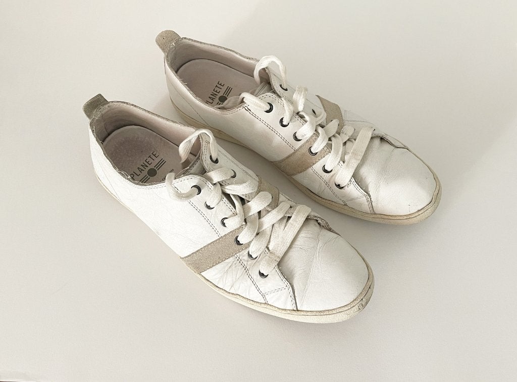 Chaussures - blanches - Homme - Taille 43, Chaussures à lacets, Enlèvement, Porté, Blanc