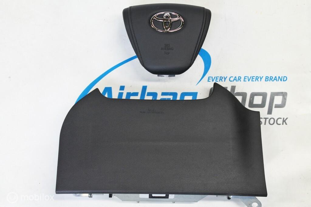 Volant + Airbag genou cuir Toyota Verso (2011-....), Enlèvement ou Envoi, Utilisé