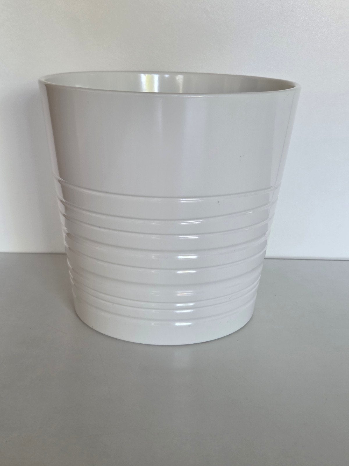 Pot de fleurs blanc, Jardin & Terrasse, Enlèvement ou Envoi, Comme neuf