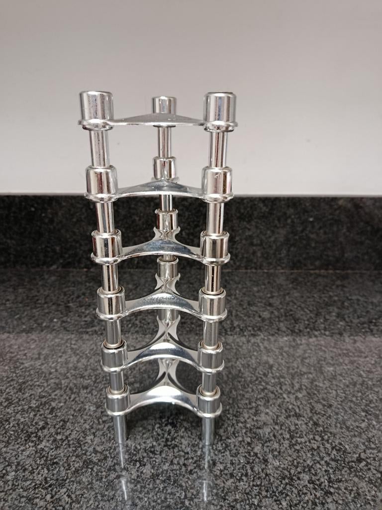 6 plastic kandelaars van Seca, Antiek en Kunst, Ophalen of Verzenden