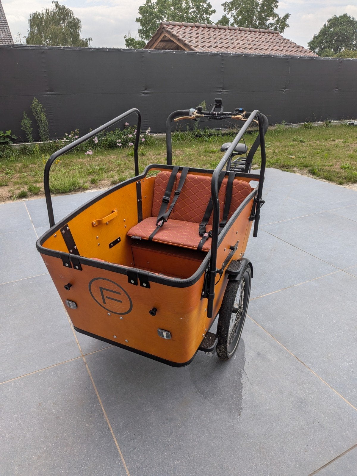 Elektrische Bakfiets Fongers Cargo 3 Plus 612Wh, Fietsen en Brommers, 4 kinderen of meer, Gebruikt, Elektrisch, Schijfrem