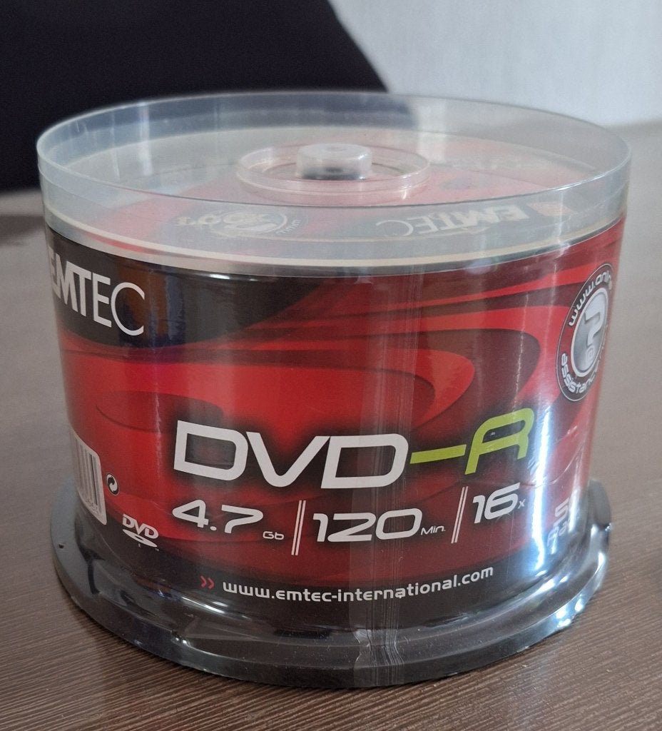Disques DVD-R vierges Emtec, Enlèvement, Neuf, dans son emballage