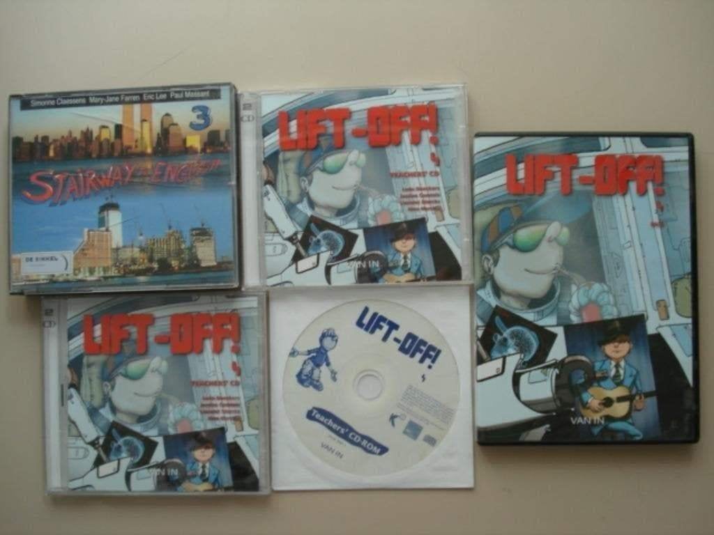 10. CD/CD-ROM Lift-Off 4/Stairway to English 3 LOT of 5, Boeken, Schoolboeken, ASO, Engels, Verzenden, Zo goed als nieuw