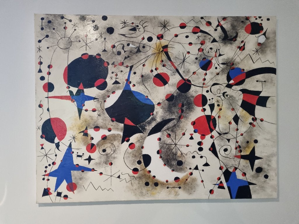 Prachtige sterrenbeelden olieverfschilderij, Ophalen