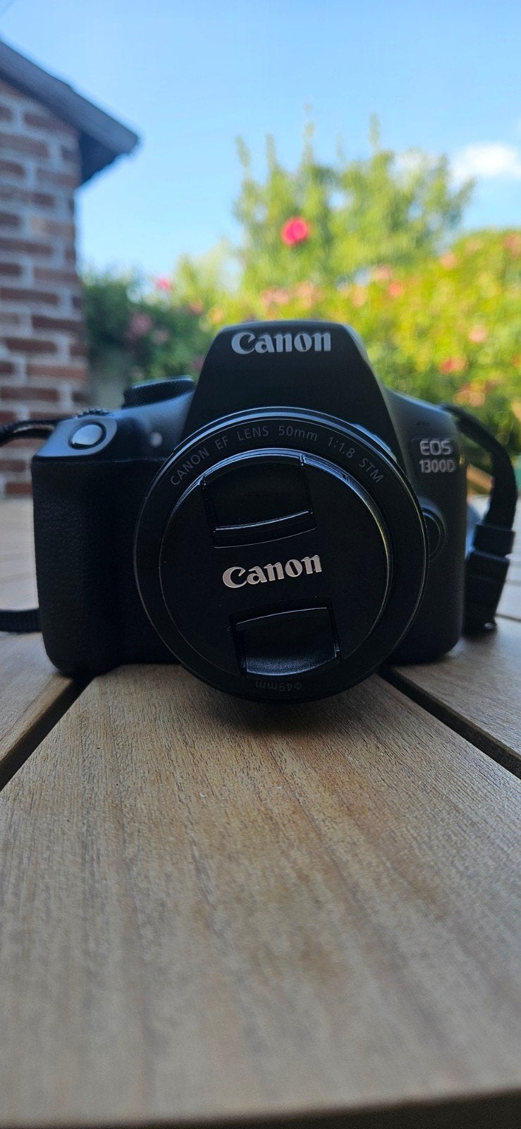 Canon EOS 1300D – complete set met 2 lenzen + accessoires, Audio, Tv en Foto, Ophalen of Verzenden, Zo goed als nieuw, Spiegelreflex