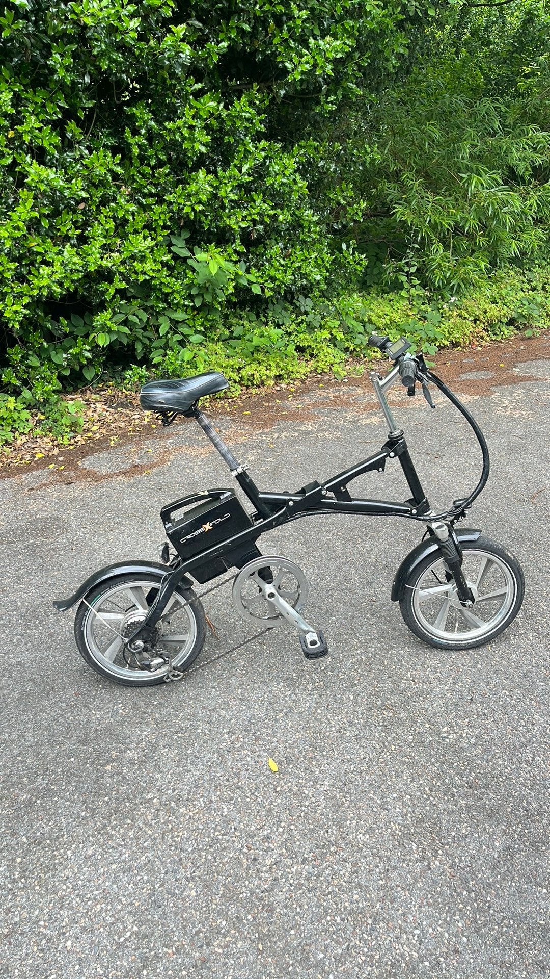 CrossFold elektrische vouwfiets, Fietsen en Brommers, Ophalen, Gebruikt, Deels opvouwbaar