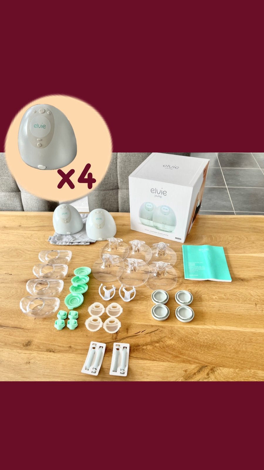 Elvie dubbele borstkolf, Enfants & Bébés, Aliments pour bébé & Accessoires, Comme neuf, Tire-lait, Elvie, Enlèvement