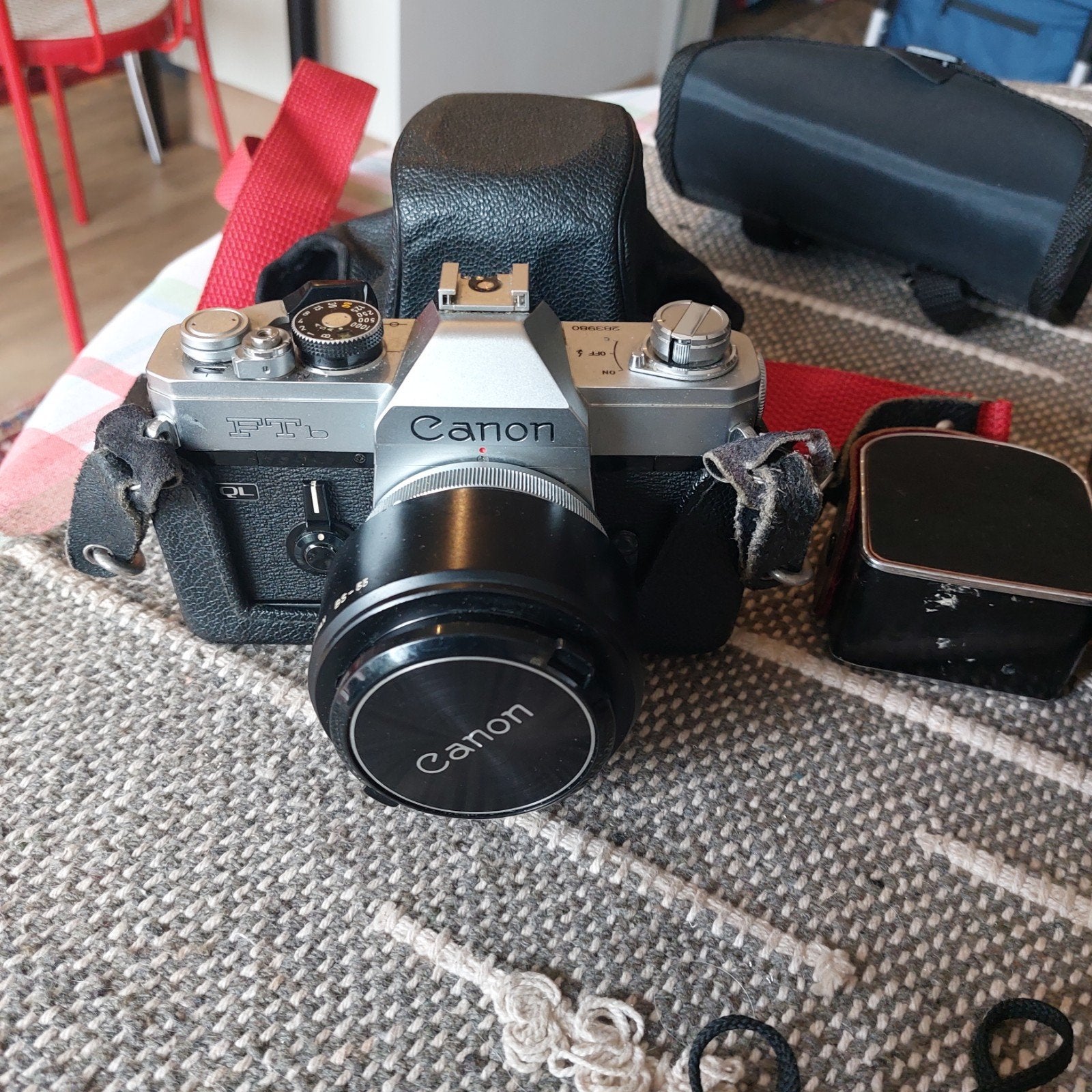 camera canon met lenzen, TV, Hi-fi & Vidéo, Enlèvement, Canon