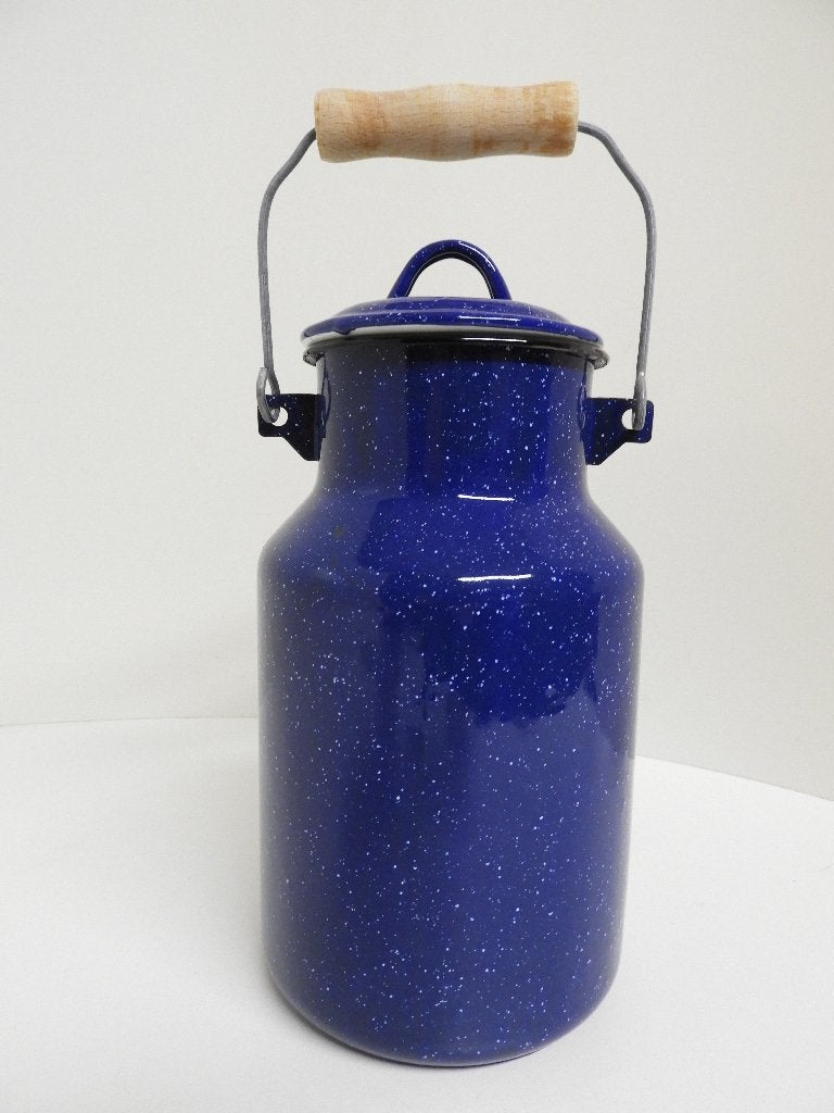 Metalen Kan, Blauw, Ophalen of Verzenden, Metaal, Landelijk