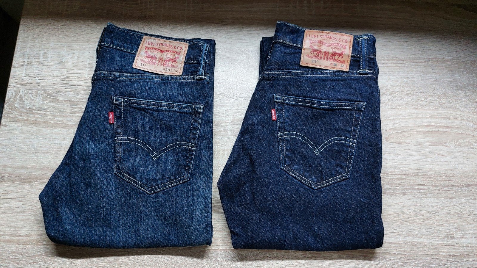 2 nieuwe LEVI'S 511jeansbroeken - maat 28/32 = 164 (14 jaar), Garçon, Enlèvement ou Envoi, Levi's, Pantalon