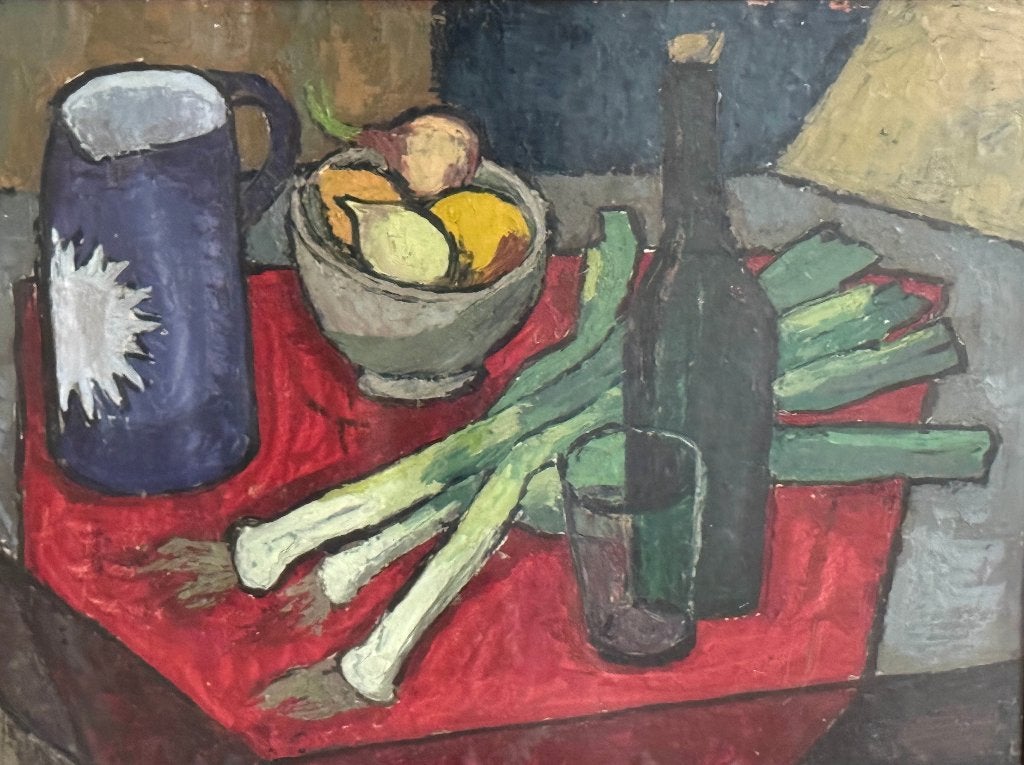 Ingelijste en ongesigneerde stillevens, Ophalen, Klassiek, Achter glas, Stilleven