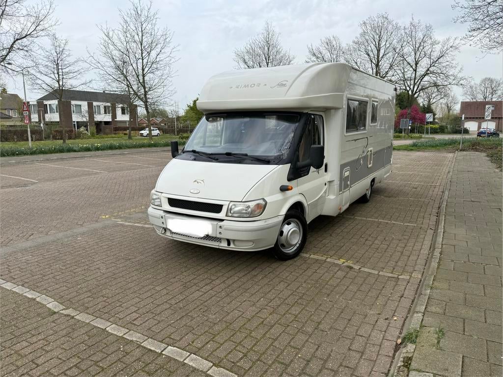 Ford Rimor Sailer 645TC. 2.4 Tdci 2004, Siège de train, Jusqu'à 4, 6 à 7 mètres, Boîte manuelle