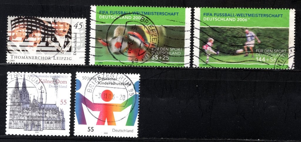ALLEMAGNE Lot 2003 estampillé, Envoi, RFA, Affranchi