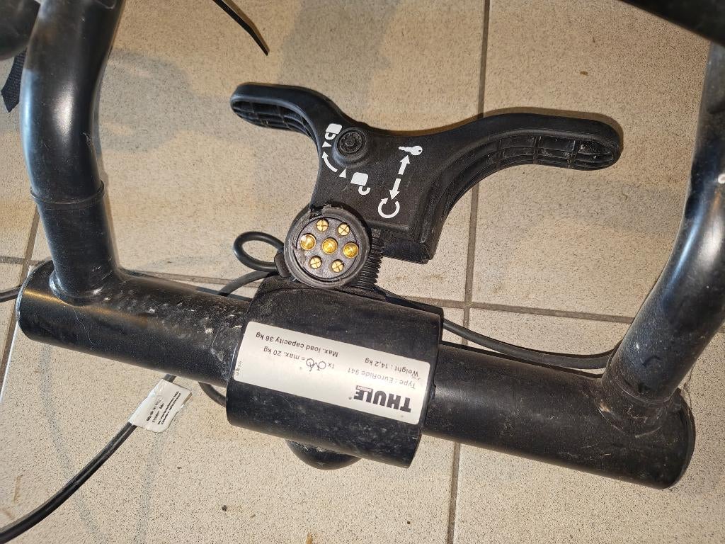 Thule fietsdrager EurorRide 941, Auto diversen, Fietsendragers, Ophalen, 2 fietsen, Gebruikt, Trekhaakdrager