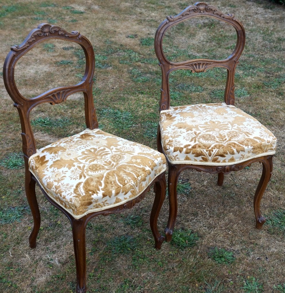 Paire de Chaises Ancienne Louis XV, Enlèvement