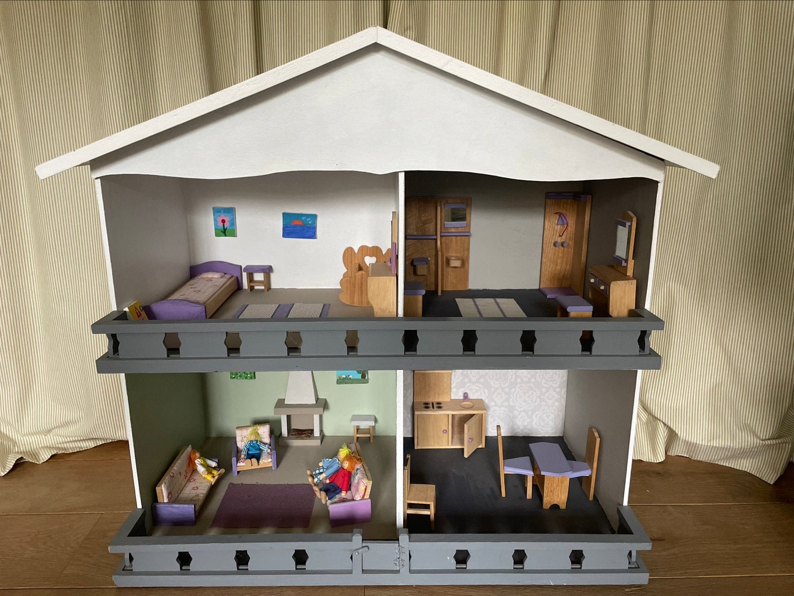 Grande maison de poupée en bois, Enfants & Bébés