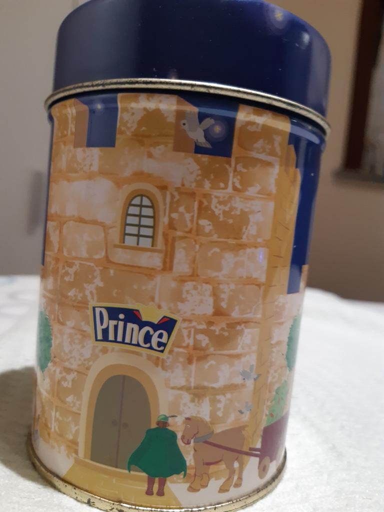 Blikken potje  dient als potloodscherper,van Prince LU., Verzamelen, Blikken, Ophalen of Verzenden, Zo goed als nieuw