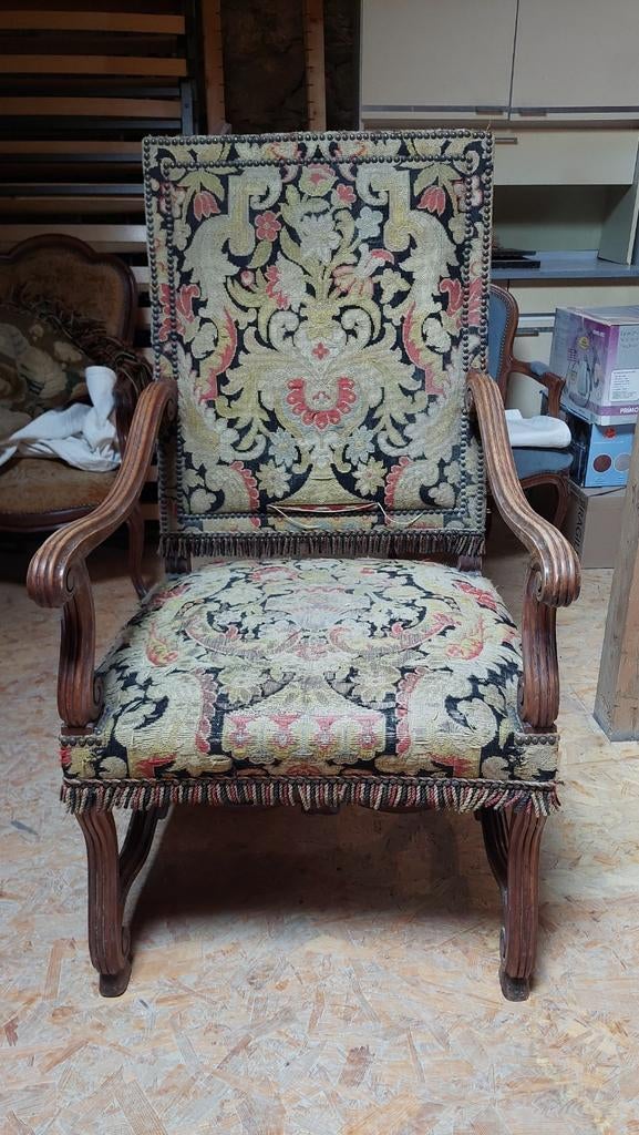 Fauteuil ancien pour garnissage, Antiquités & Art, Enlèvement