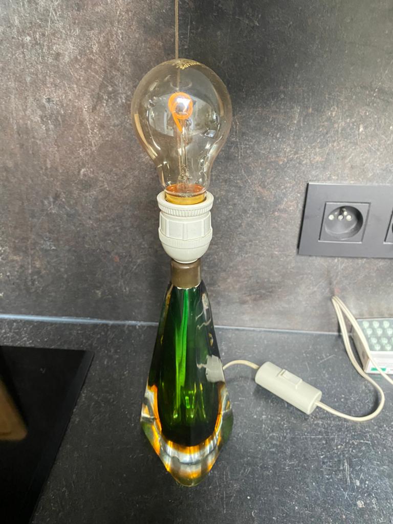 Unieke sommerso murano lamp, Antiek en Kunst, Ophalen