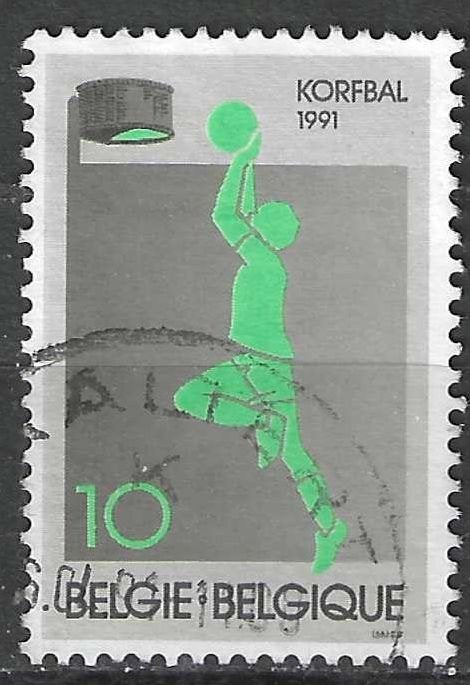 Belgie 1991 - Yvert/OBP 2403 - Korfbal  (ST), Verzenden, Gestempeld, Gestempeld, Sport