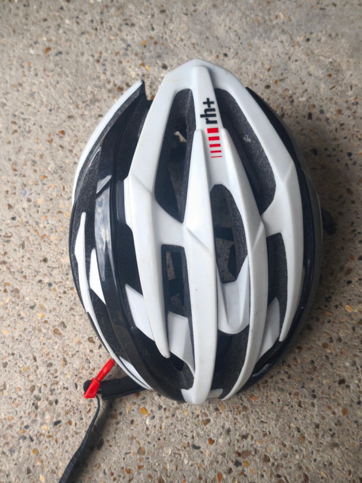 rh+ ZY Fietshelm (Wit/Zwart) – Maat XS/M, Fietsen en Brommers, Ophalen
