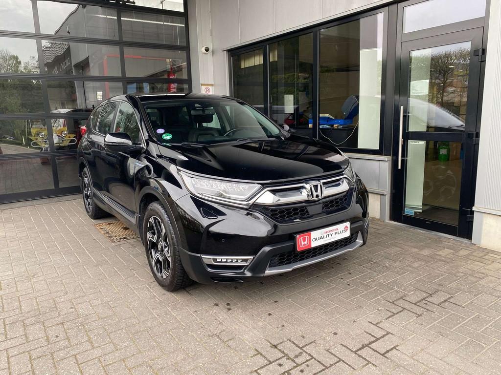 Honda CR-V CR-V e:HEV 2.0i-MMD 2WD Elegance + Leder, Auto's, Automaat, Gebruikt, 4 cilinders, Zwart