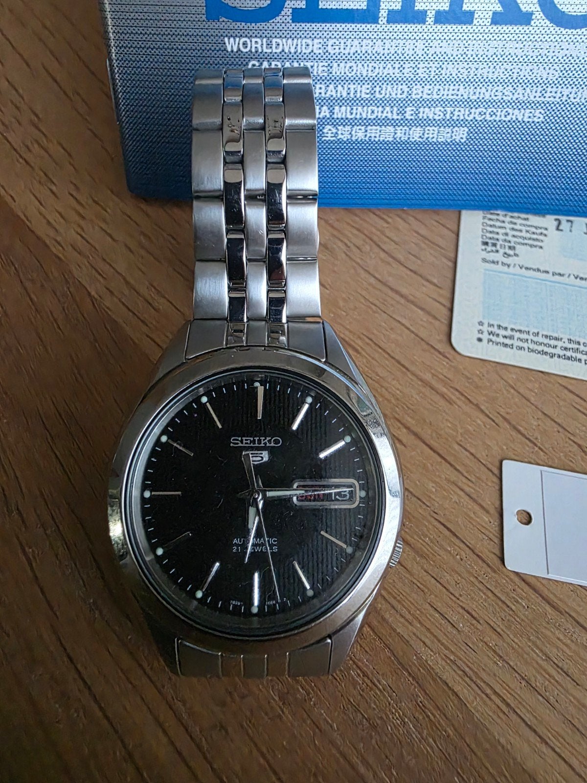 Seiko 5 automatic nieuwstaat, Ophalen of Verzenden