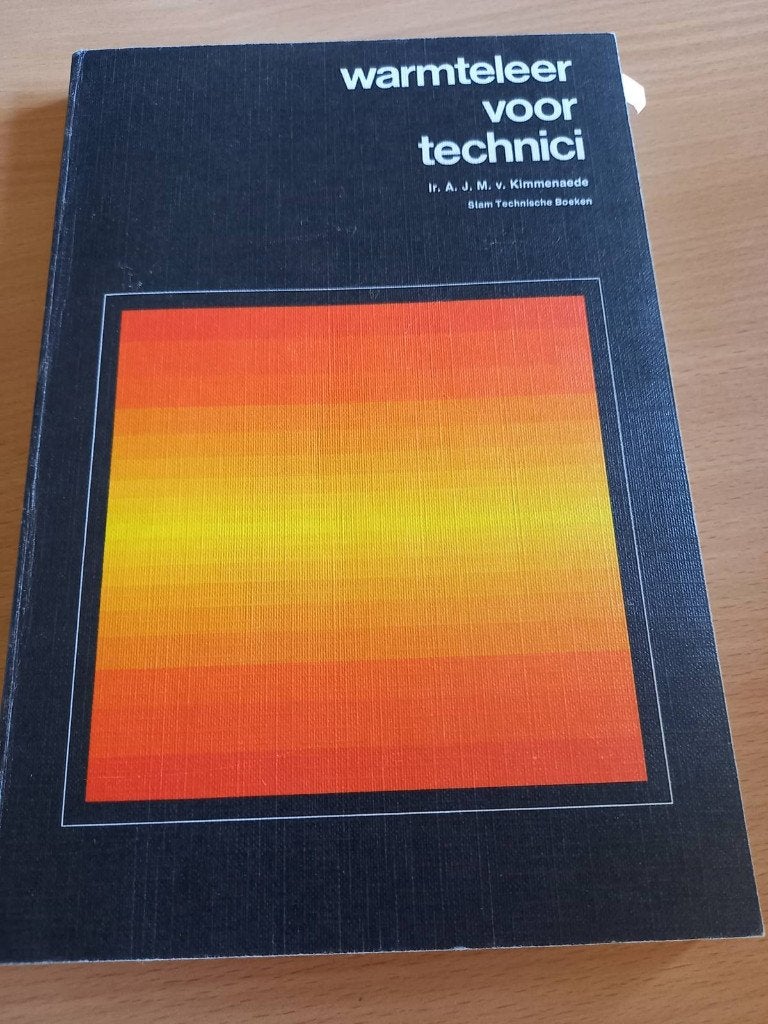 Warmteleer voor technici met Mollier Diagram, Livres, Enlèvement, Comme neuf, Autres sujets/thèmes
