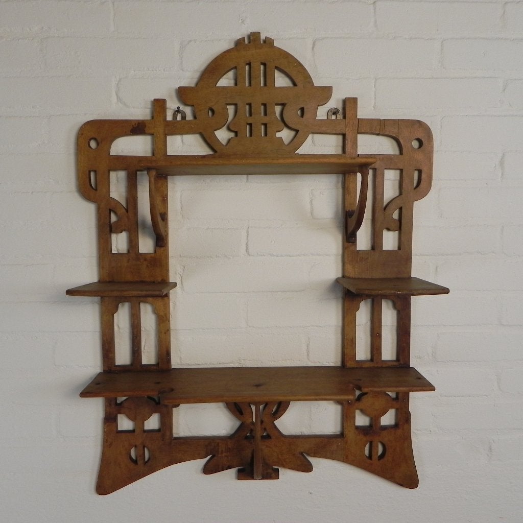 Art Nouveau wandrek, etagere, jaren 20, Ophalen of Verzenden