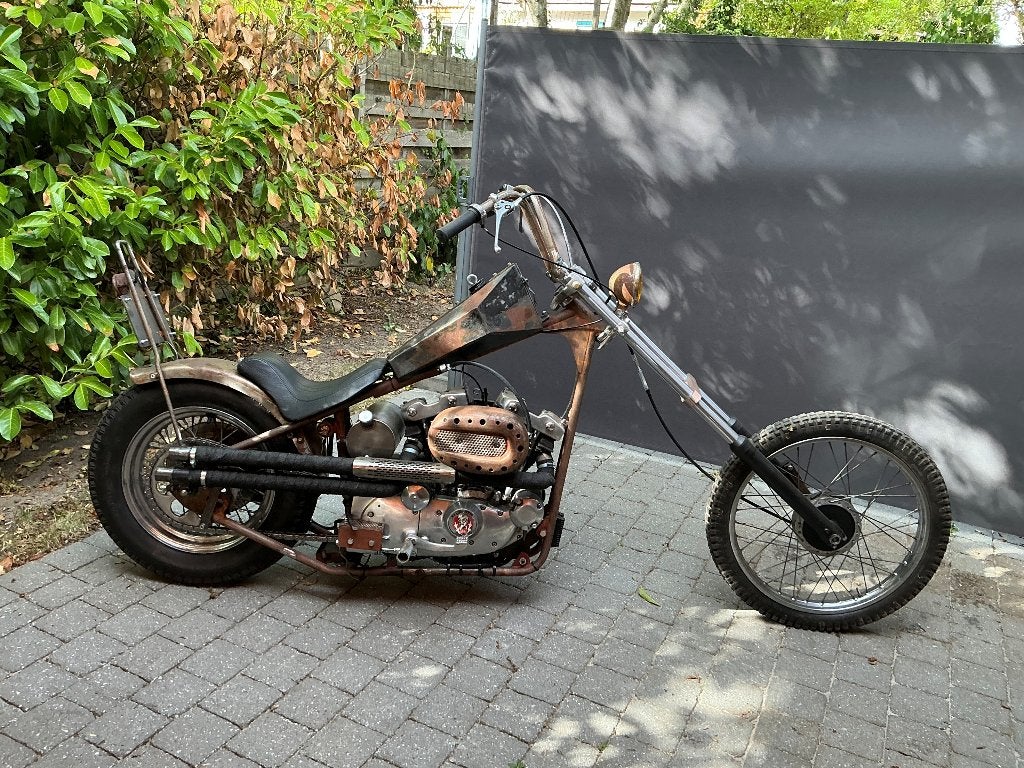 chopper harley ironhead rats, Enlèvement, Utilisé