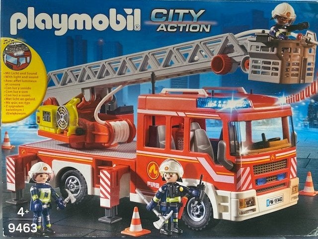 Playmobil city action-brandweer-9463, Ophalen of Verzenden, Zo goed als nieuw, Complete set