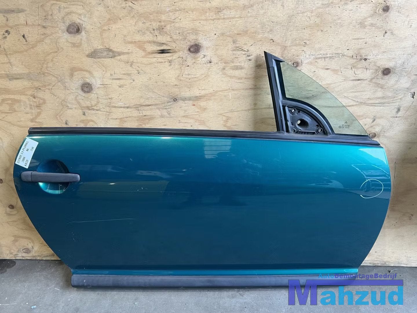 CITROEN C3 PLURIEL GROEN KRZD Rechter deur portier, Citroën, Stellantis N.V., Utilisé, Porte