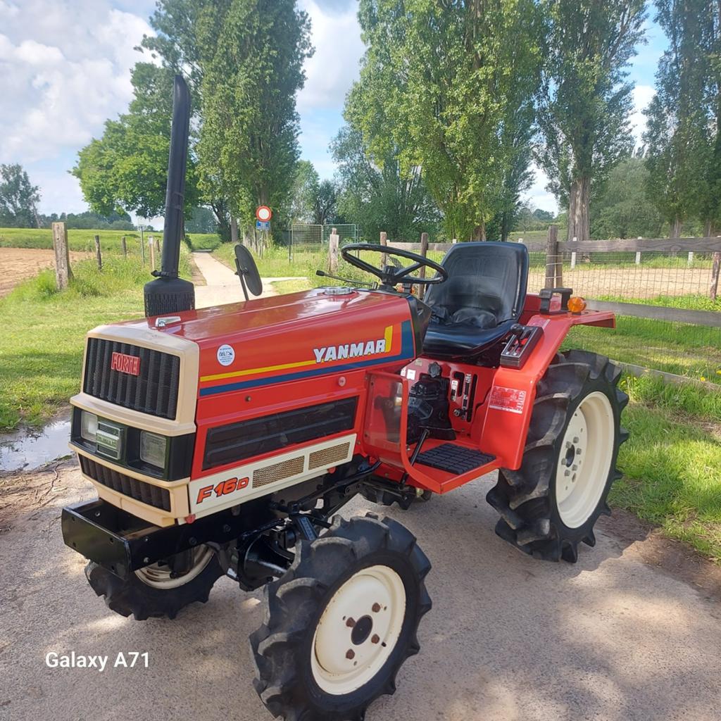 Minitractor yanmar 20pk 4x4 SHOWROOMSTAAT!, Enlèvement